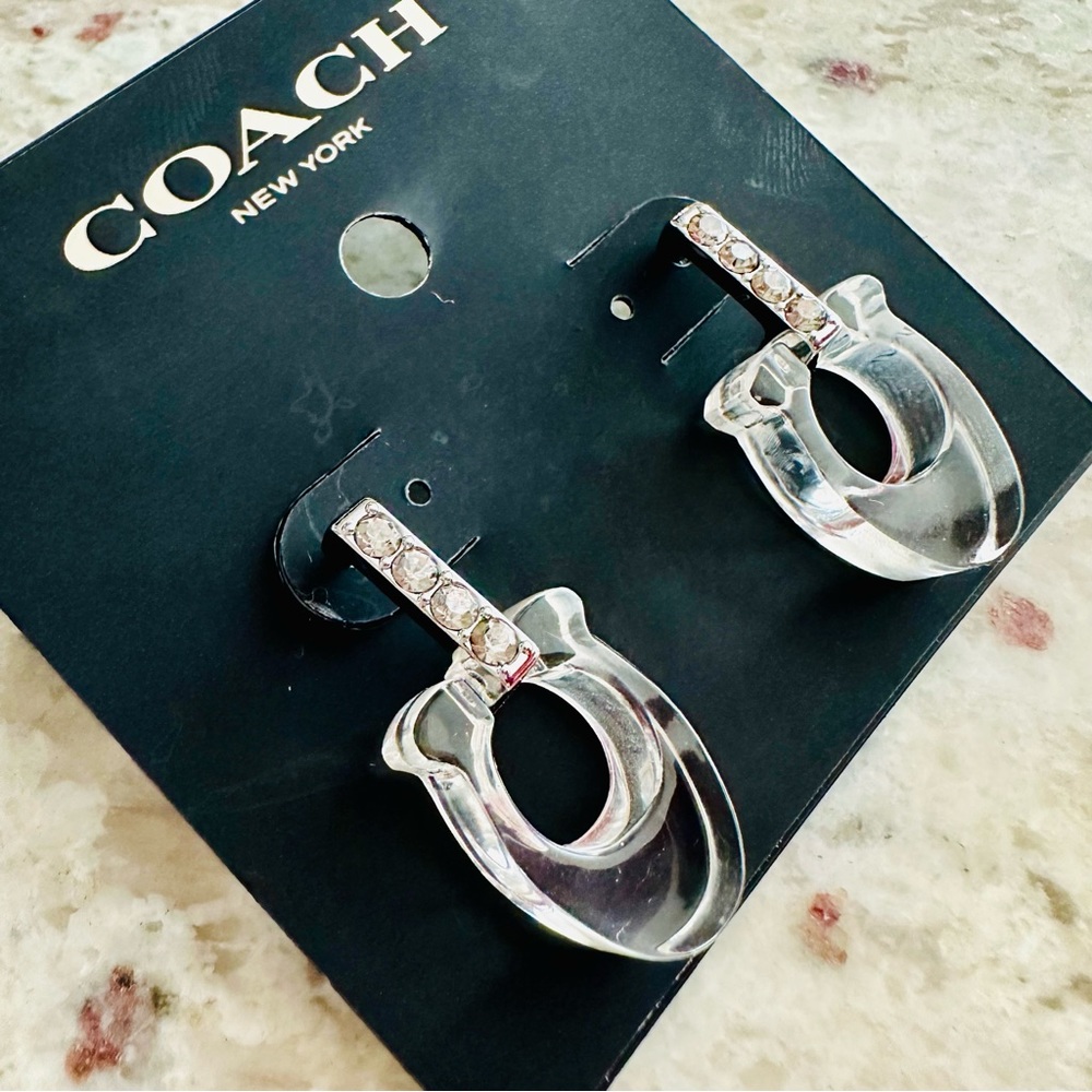 COACH Hypoallergenic Earrings - Picture 4 of 6